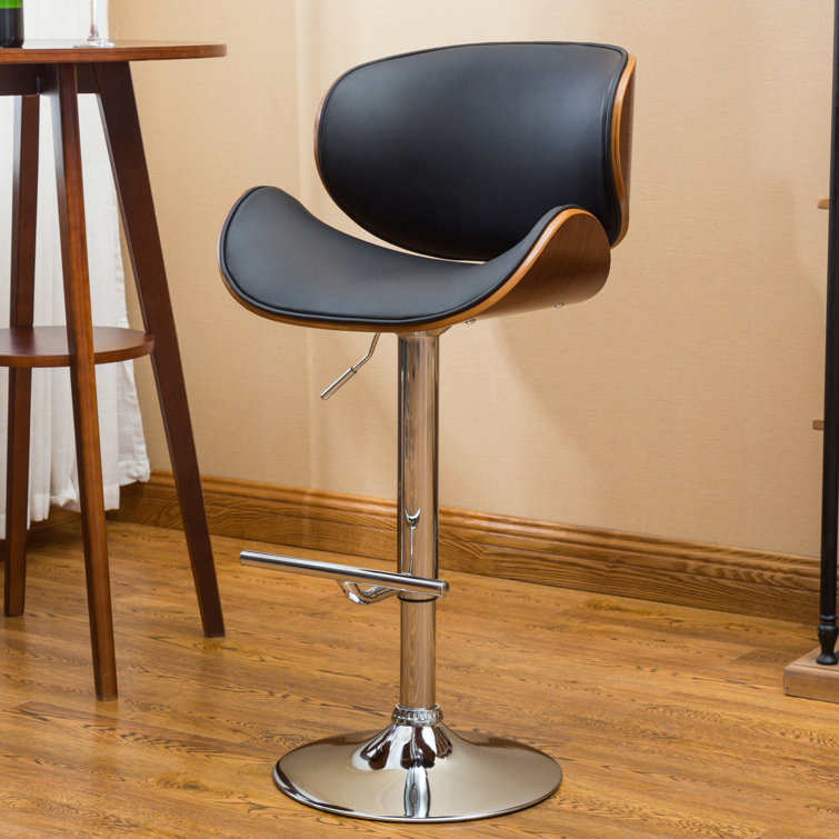 Oliver Bissett Adjustable Height Swivel Bar Stool & Reviews